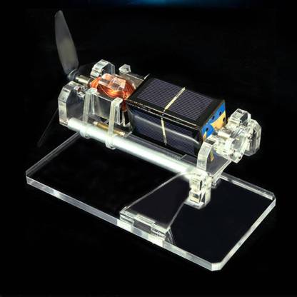 HelloWorld7-Stark Magnetic Suspension Solar Motor with Double-layer Fan