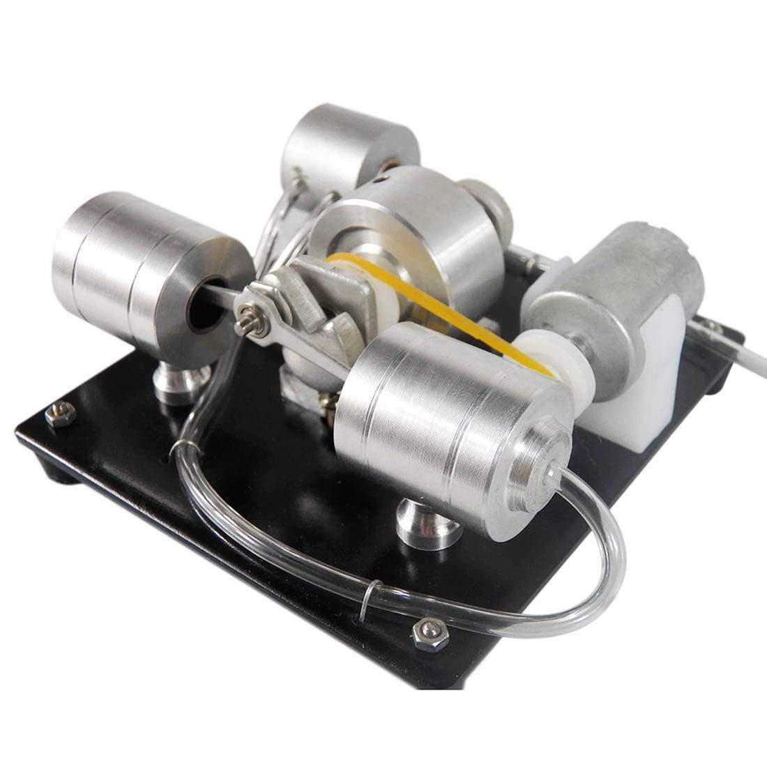 HelloWorld7-Steam Engine Model Electric Generator Science Experiment Lighting Kit