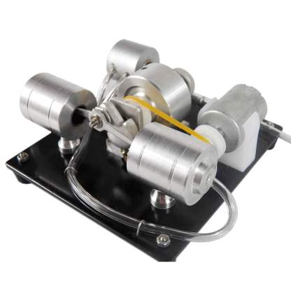 HelloWorld7-Steam Engine Model Electric Generator Science Experiment Lighting Kit