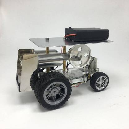 HelloWorld7-Steering Remote Control Stirling Engine Car Vehicle DIY Science Experiment Teaching