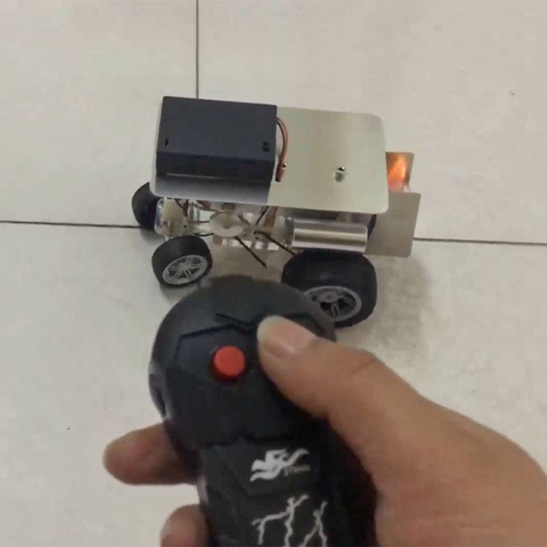 HelloWorld7-Steering Remote Control Stirling Engine Car Vehicle DIY Science Experiment Teaching