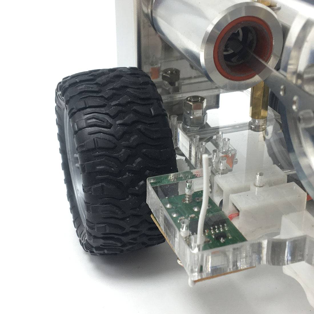 HelloWorld7-Steering Remote Control Stirling Engine Car Vehicle DIY Science Experiment Teaching