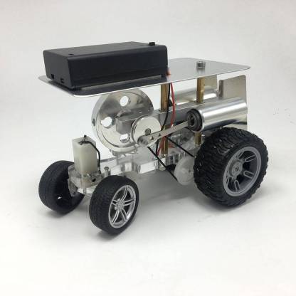 HelloWorld7-Steering Remote Control Stirling Engine Car Vehicle DIY Science Experiment Teaching