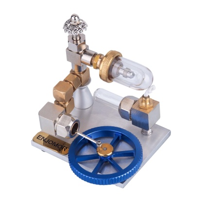 Adjustable Speed Golden Stirling Engine Model External Combustion Science Gift