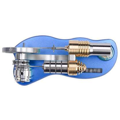 HelloWorld7-Stirling Engine Kit Mini Hot Air Motor Model Educational Toy Electricity Generator Set