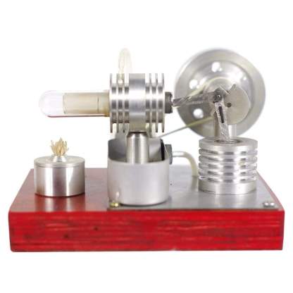 Ringbom Stirling Engine Model Split Right Angle Gamma Type Physics Science Experiment Gift-helloworld7