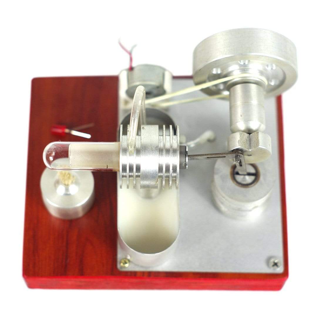 Ringbom Stirling Engine Model Split Right Angle Gamma Type Physics Science Experiment Gift-helloworld7