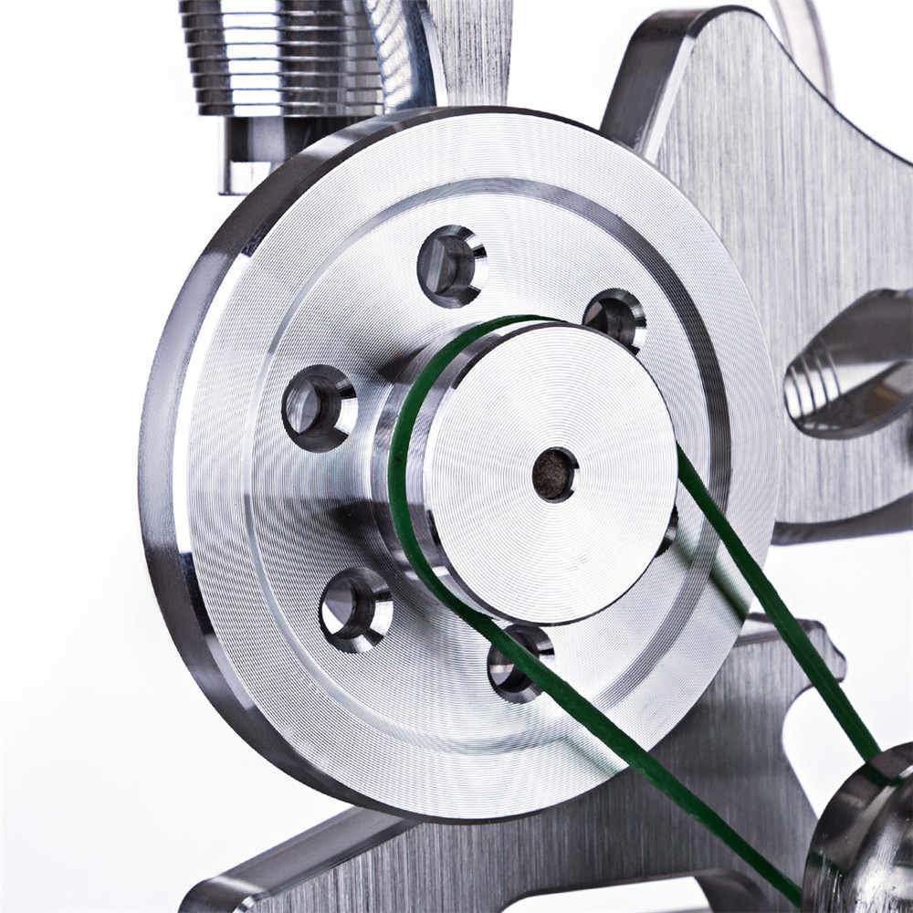 Metal Stirling Engine Generator Model with LED Light Physics Science Gift-helloworld7