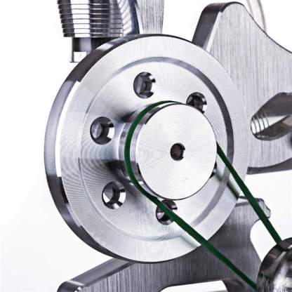 Metal Stirling Engine Generator Model with LED Light Physics Science Gift-helloworld7