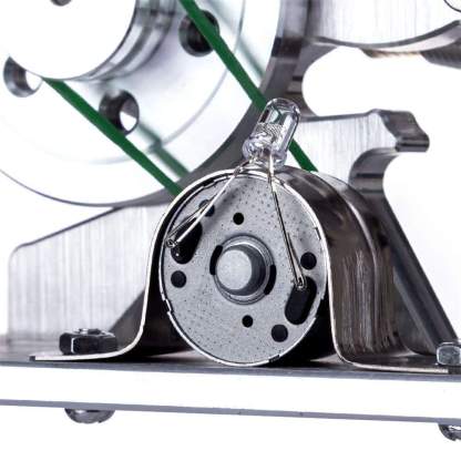 Metal Stirling Engine Generator Model with LED Light Physics Science Gift-helloworld7