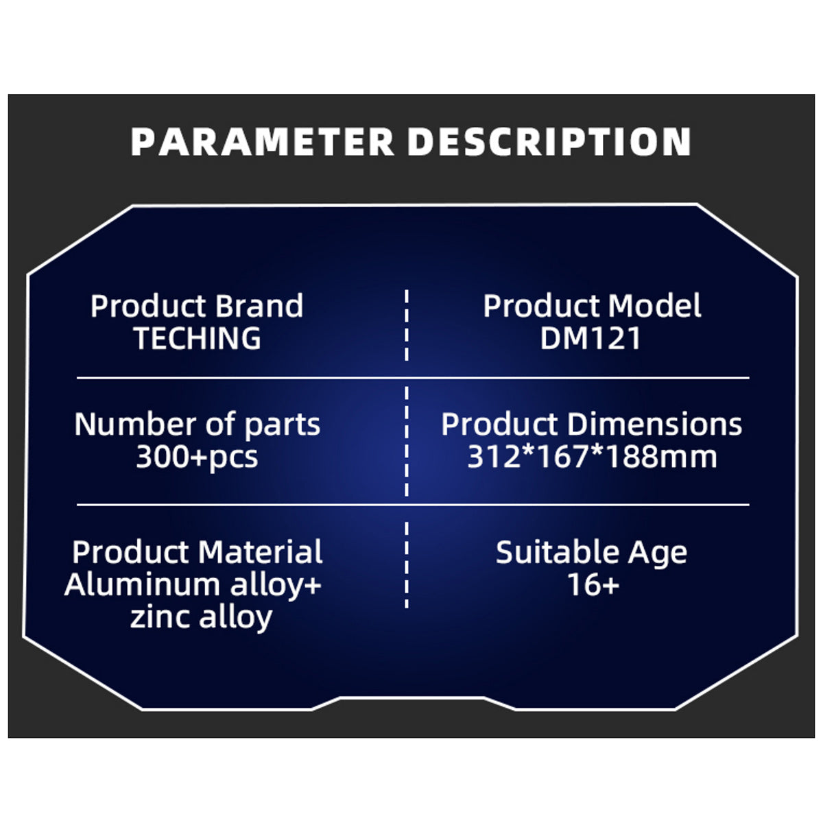 TECHING 1/12 Scale Dual Spool Cutaway Turbofan Engine Model Kits Build your Own Jet Engine Kit That Runs 300+pcs DM121-helloworld7