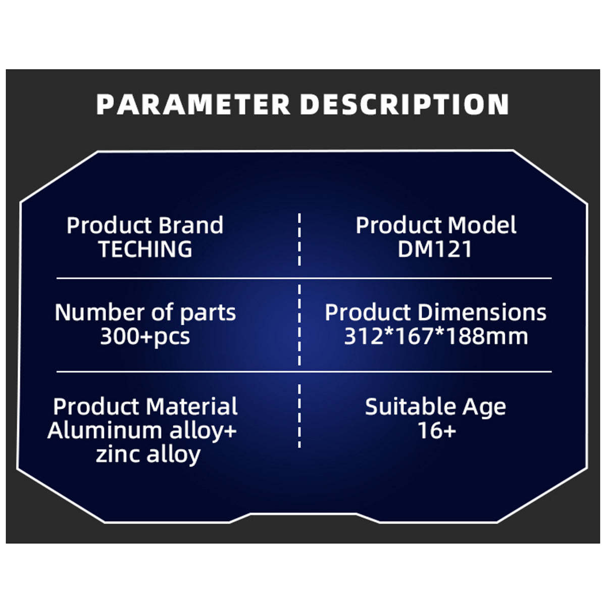 TECHING 1/12 Scale Dual Spool Cutaway Turbofan Engine Model Kits Build your Own Jet Engine Kit That Runs 300+pcs DM121-helloworld7