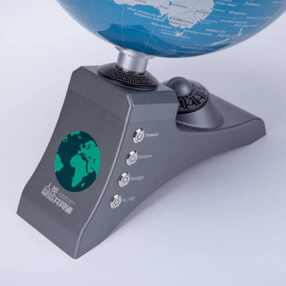 HelloWorld7-Teching Multifunctional Auto-Spinning Illuminated World Globe for Kids with Stand