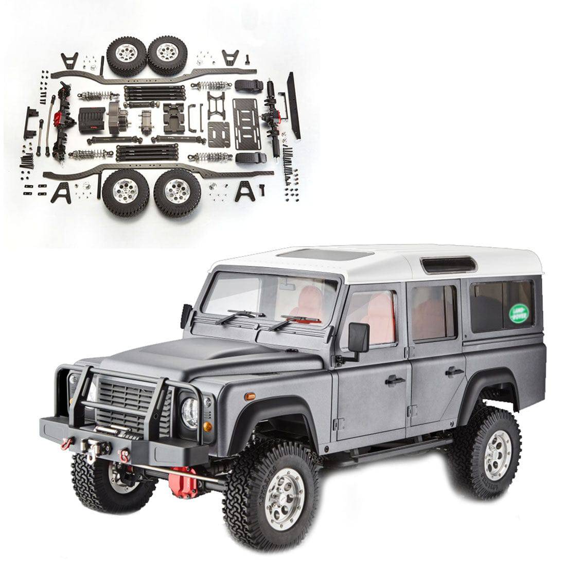 HelloWorld7-TFL C1704 1/10 Scale RC Rock Crawler Chassis Kit All-Metal Frame with D110 Body