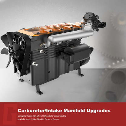 TOYAN FS-L400 14cc Inline 4 Cylinder 4 Stroke Nitro Engine DIY Assembly Kit-helloworld7