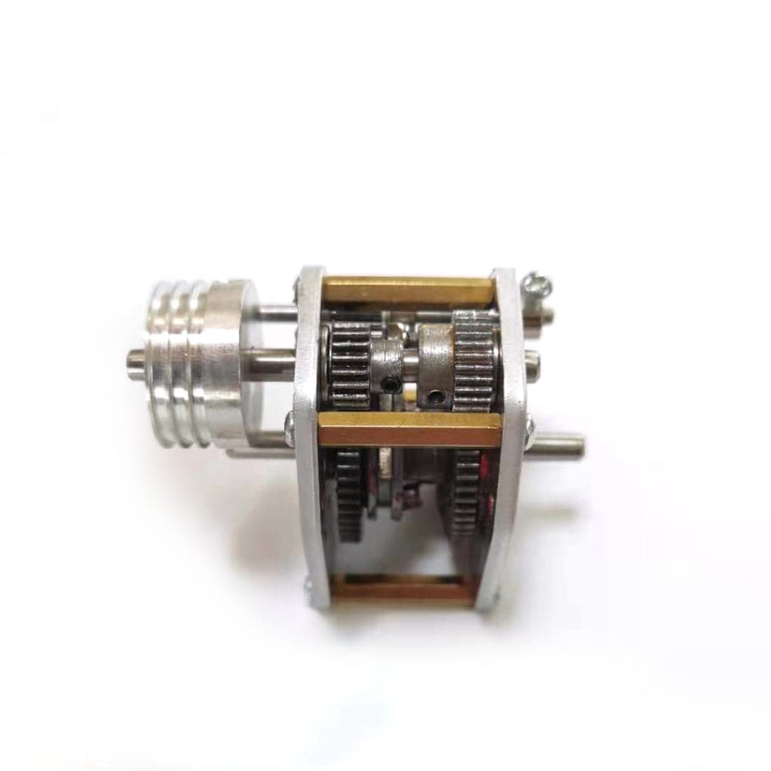 Metal 3-Speed Gearbox with Reverse Neutral Forward Kit for TOYAN V8 Engine RC Car Modification-helloworld7