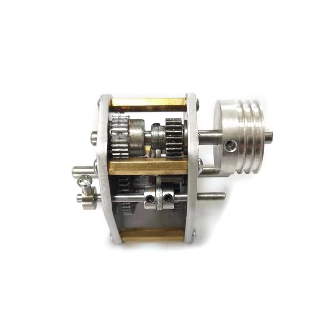 HelloWorld7-TOYAN FS-L400 Engine Metal Gearbox Pulley Fixed Bracket with Reverse Neutral Forward Gear Modified Kit for Gasoline Powered Car-helloworld7