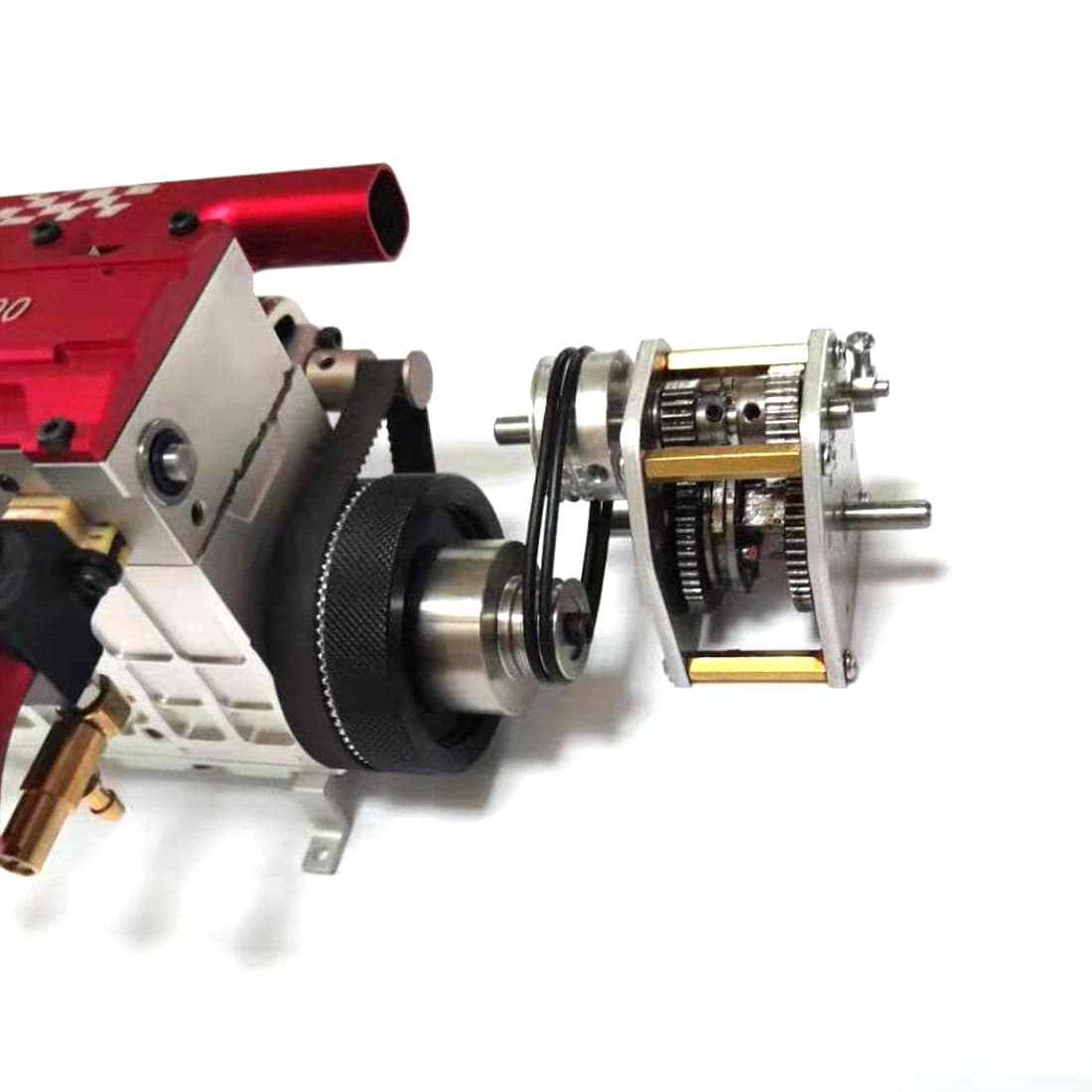 Metal 3-Speed Gearbox with Reverse Neutral Forward Kit for TOYAN V8 Engine RC Car Modification-helloworld7