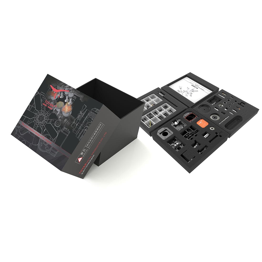 HelloWorld7-Toyan DIY Four Stroke Methanol RC Engine For RC Car Boat Plane FS-S100AC