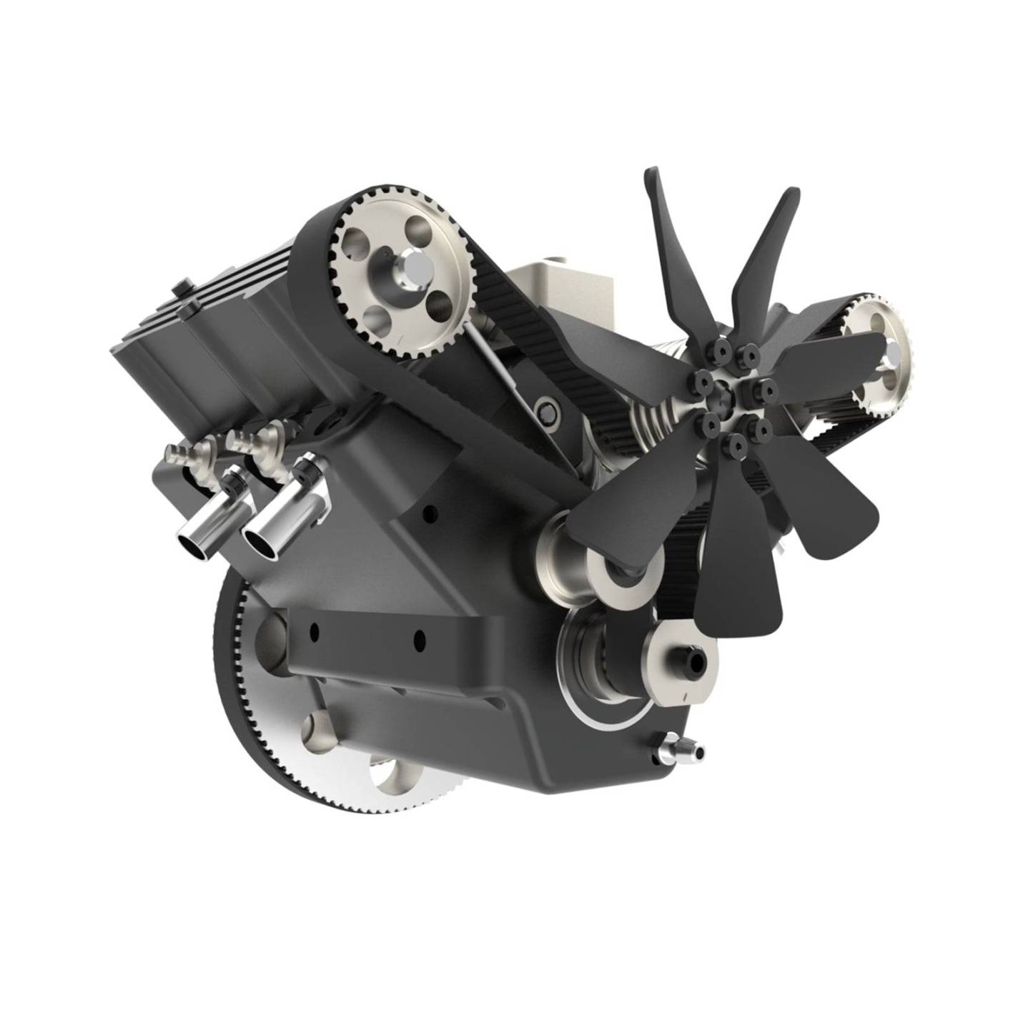 TOYAN FS-V400WA 14cc V4 Water Cooled Methanol Engine Model for RC Cars and Boats-helloworld7