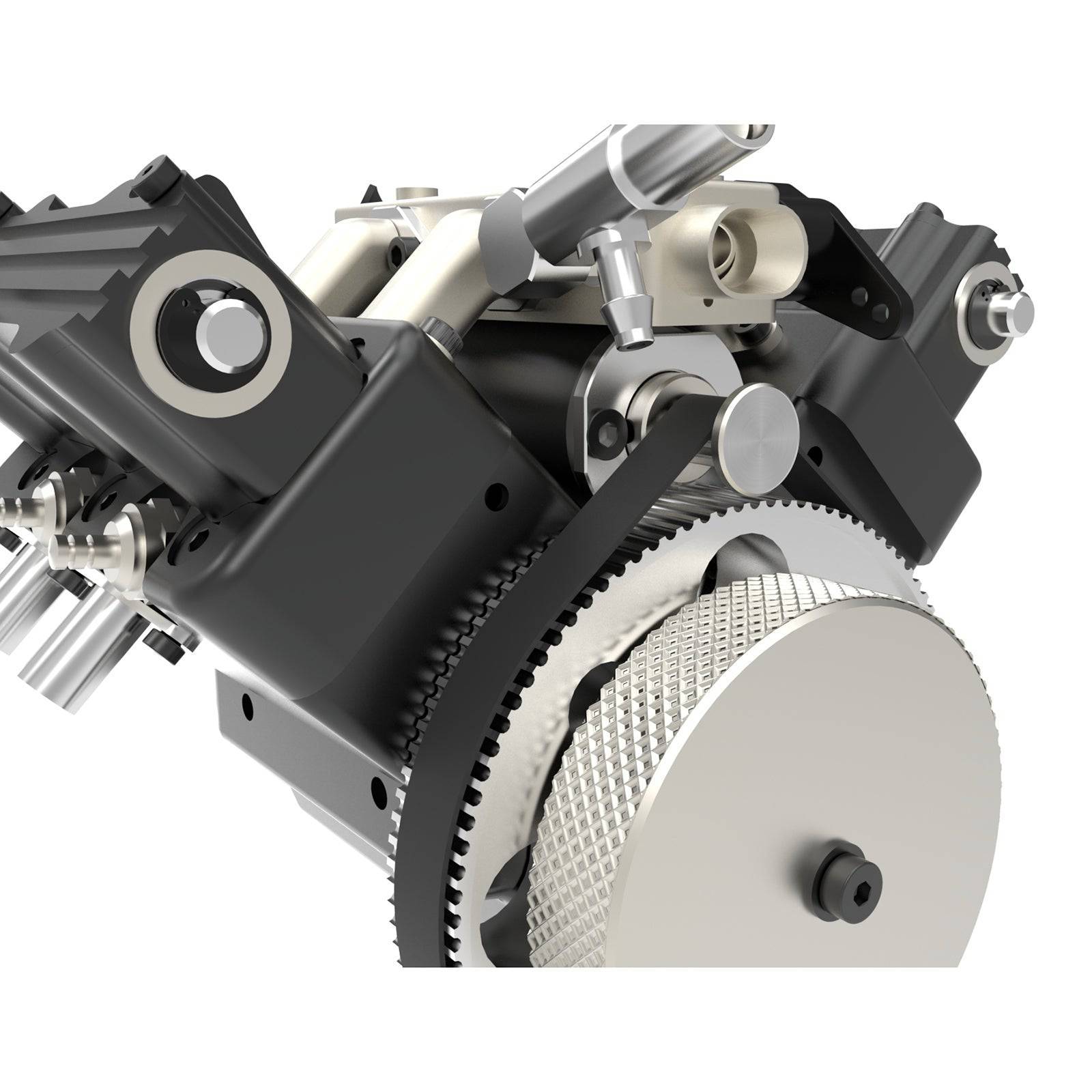 HelloWorld7-TOYAN FS-V400WA Water-Cooled V4 Engine Four-Cylinder 4 Stroke 14cc RC Methanol Engine Model-helloworld7