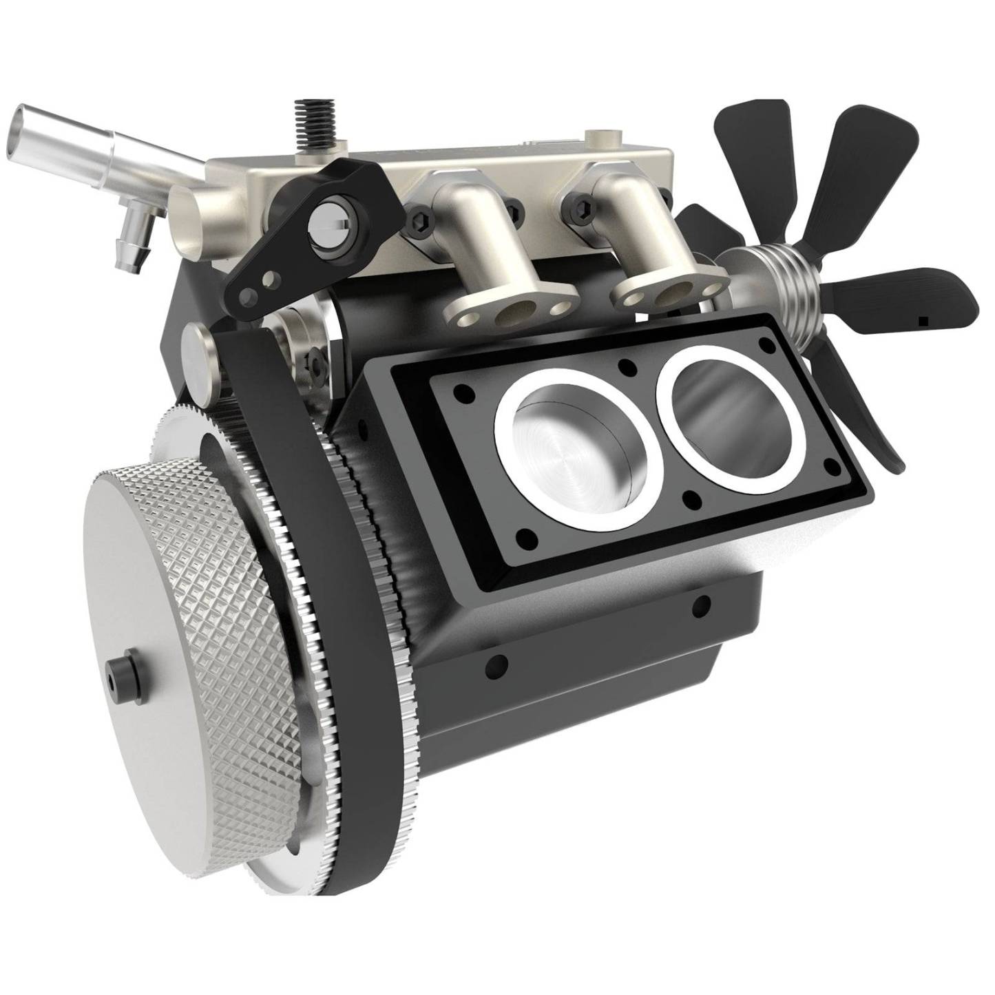 TOYAN FS-V400WA 14cc V4 Water Cooled Methanol Engine Model for RC Cars and Boats-helloworld7