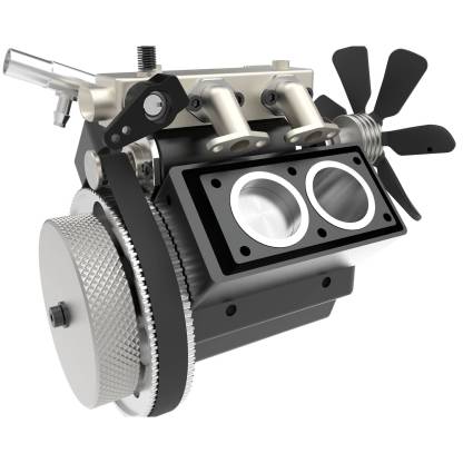 TOYAN FS-V400WA 14cc V4 Water Cooled Methanol Engine Model for RC Cars and Boats-helloworld7