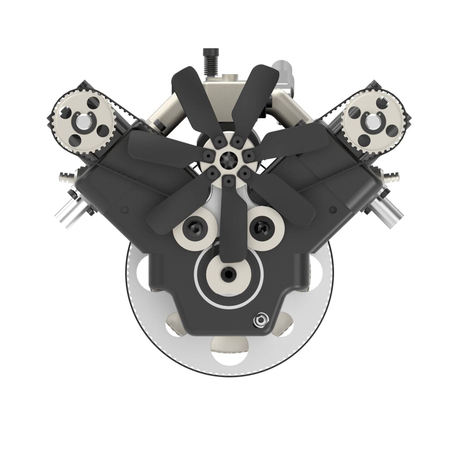 TOYAN FS-V400WA 14cc V4 Water Cooled Methanol Engine Model for RC Cars and Boats-helloworld7