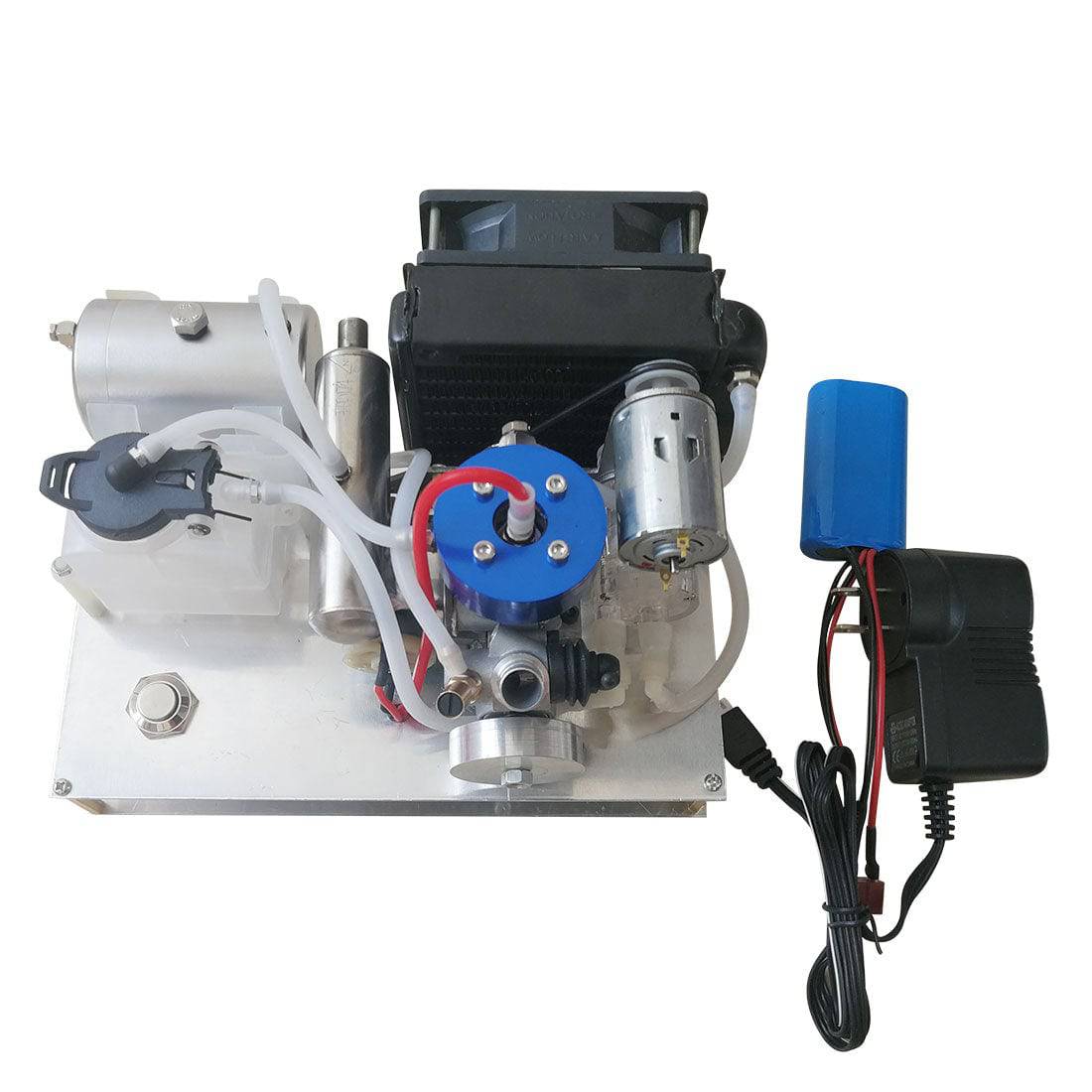 TOYAN Level 15 DIY Modify Methanol Engine into Gasoline Engine  Generator with Water-cooled Radiator Device-helloworld7
