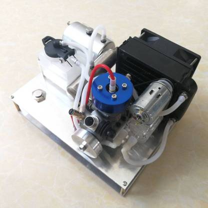 TOYAN Level 15 DIY Modify Methanol Engine into Gasoline Engine  Generator with Water-cooled Radiator Device-helloworld7