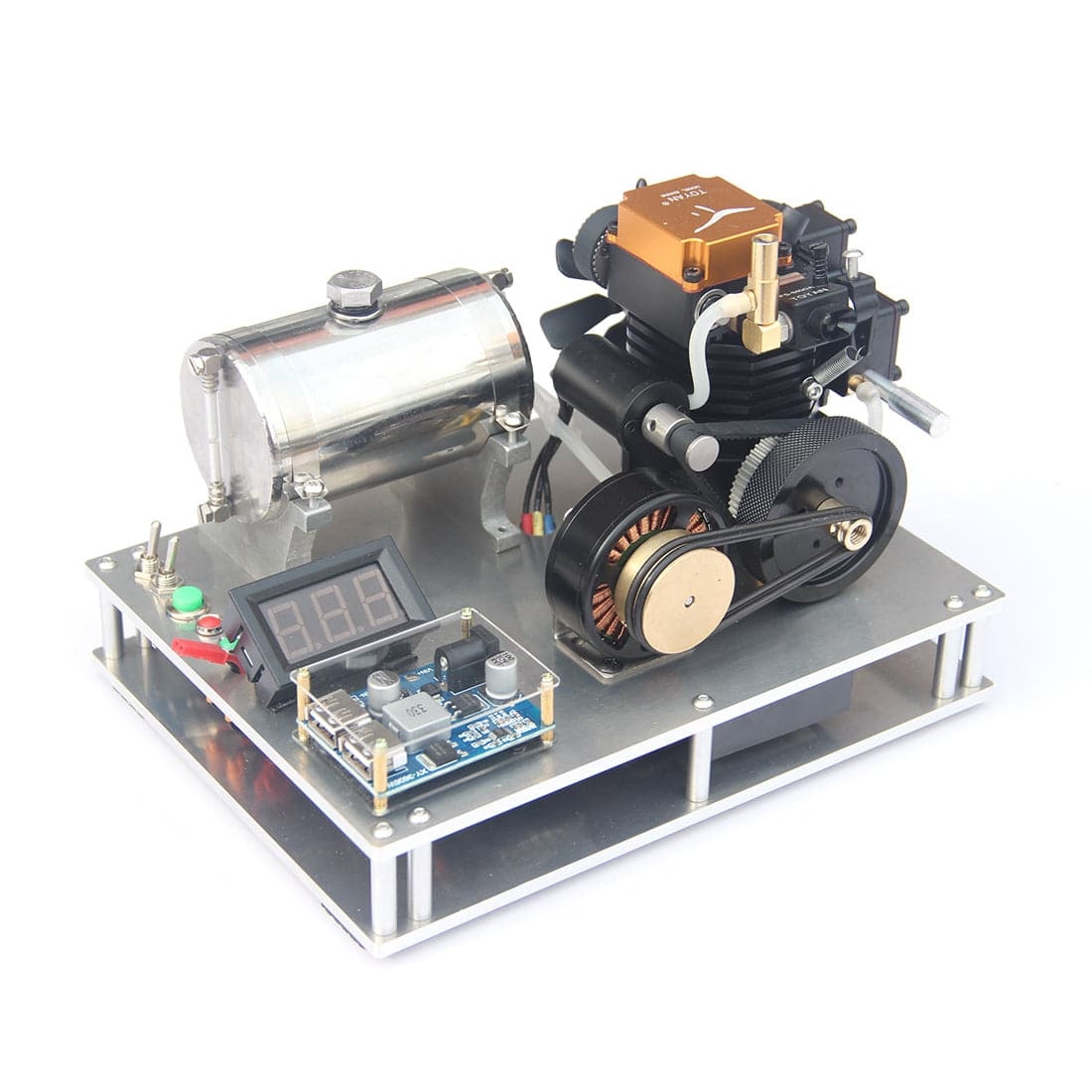 TOYAN FS-S100A 4 Stroke Methanol Engine Generator Model Kit Electric Start 12V USB-helloworld7