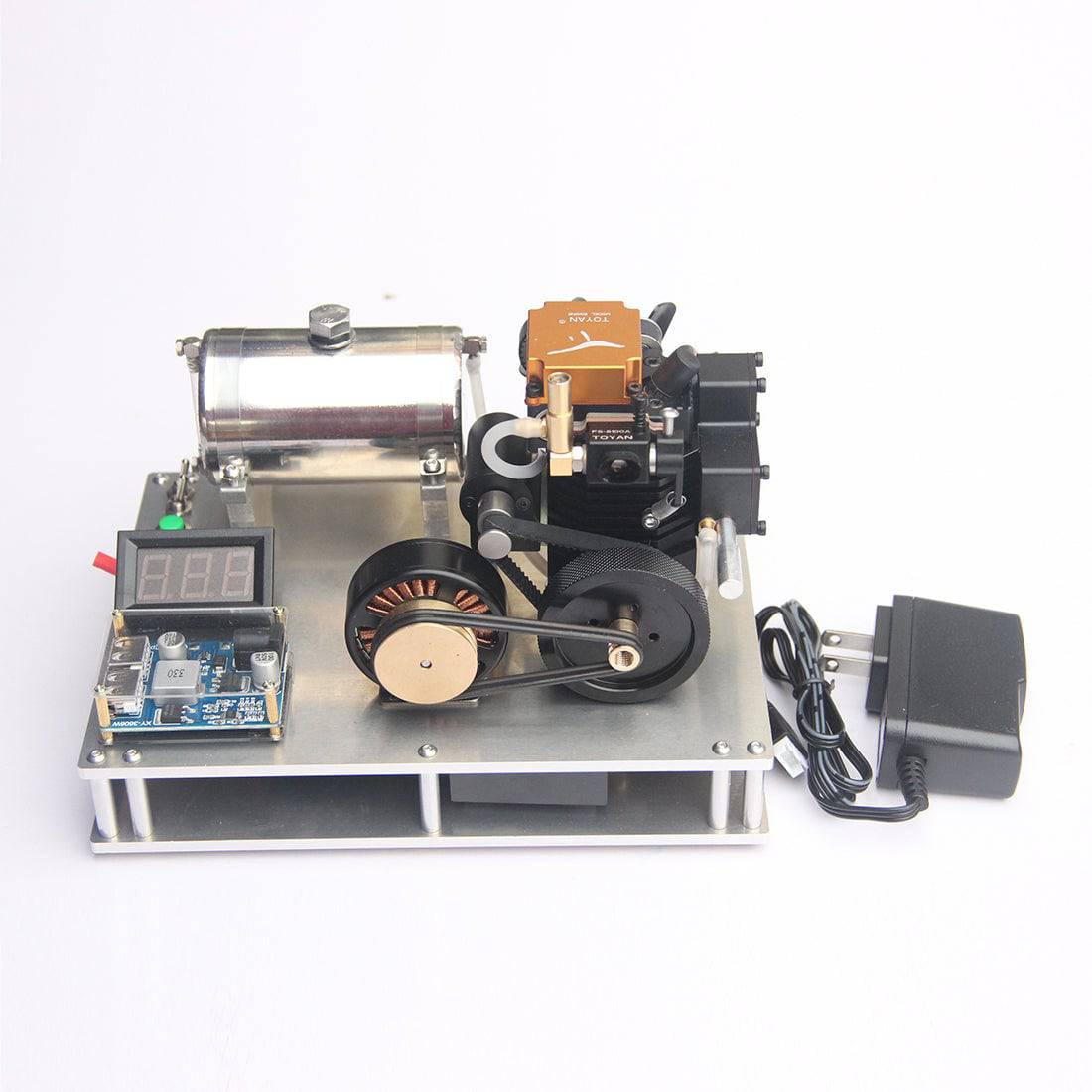 TOYAN FS-S100A 4 Stroke Methanol Engine Generator Model Kit Electric Start 12V USB-helloworld7