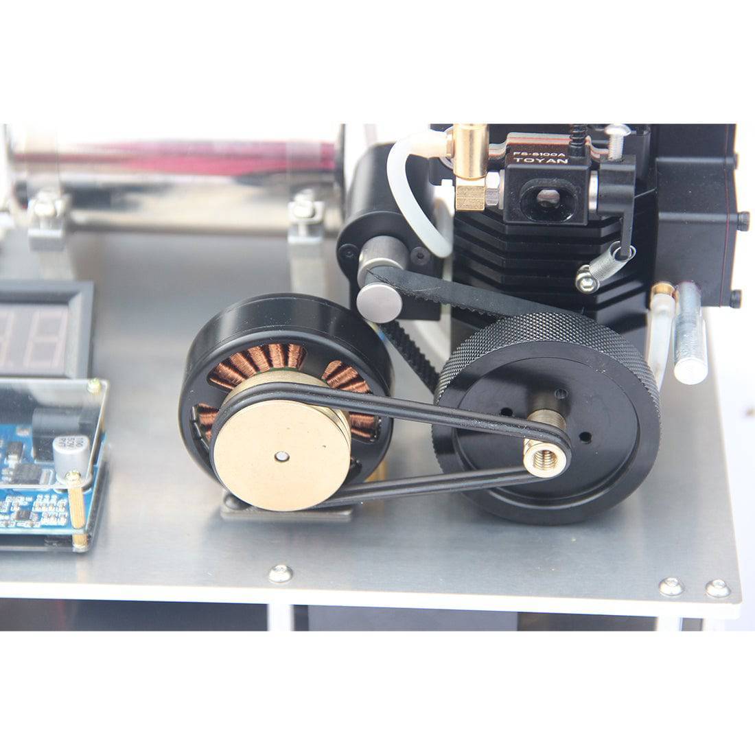 TOYAN FS-S100A 4 Stroke Methanol Engine Generator Model Kit Electric Start 12V USB-helloworld7