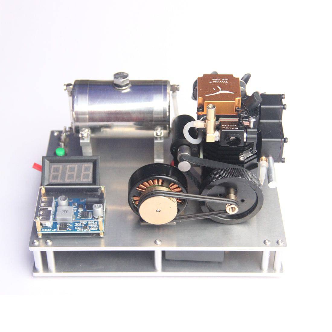 TOYAN FS-S100A 4 Stroke Methanol Engine Generator Model Kit Electric Start 12V USB-helloworld7