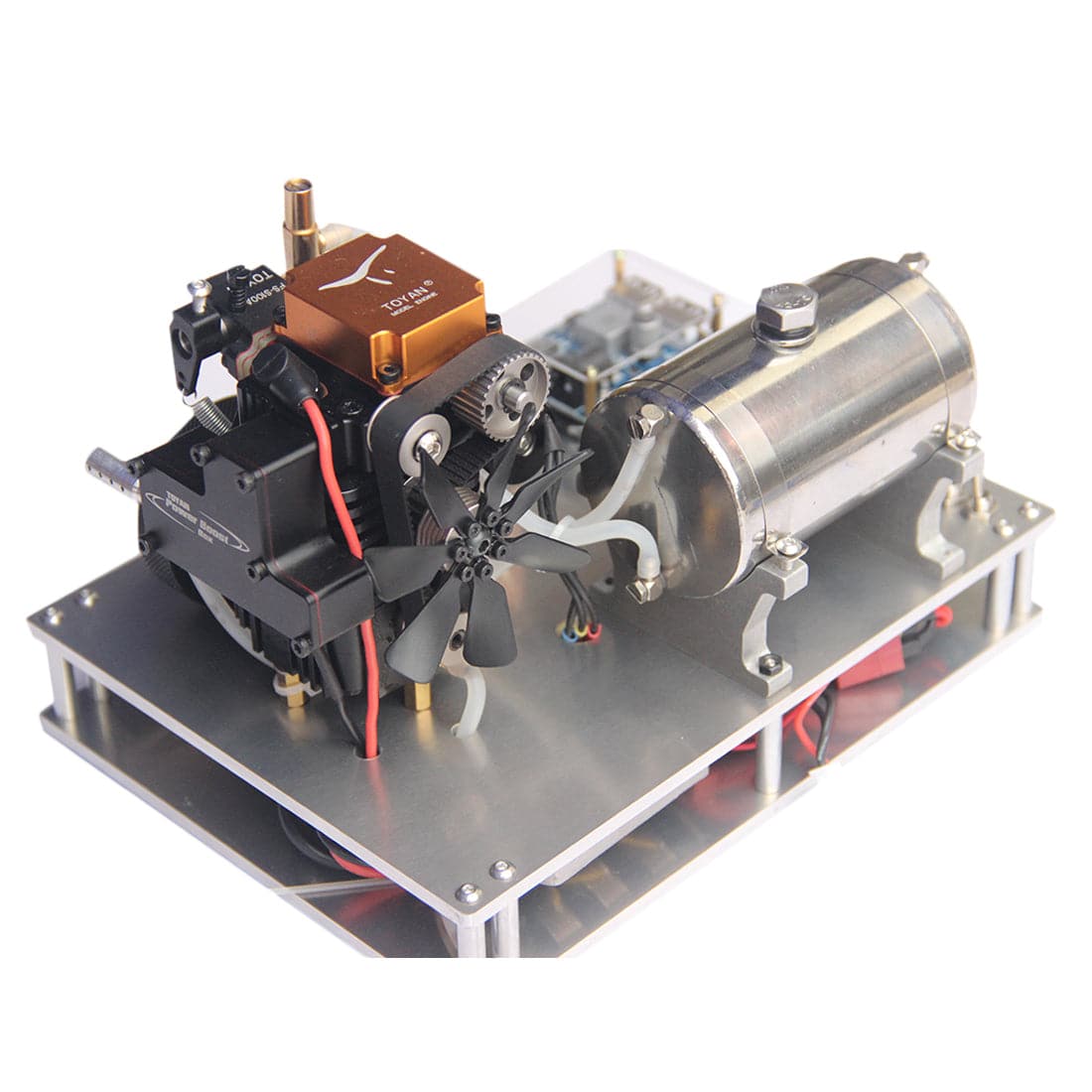TOYAN FS-S100A 4 Stroke Methanol Engine Generator Model Kit Electric Start 12V USB-helloworld7