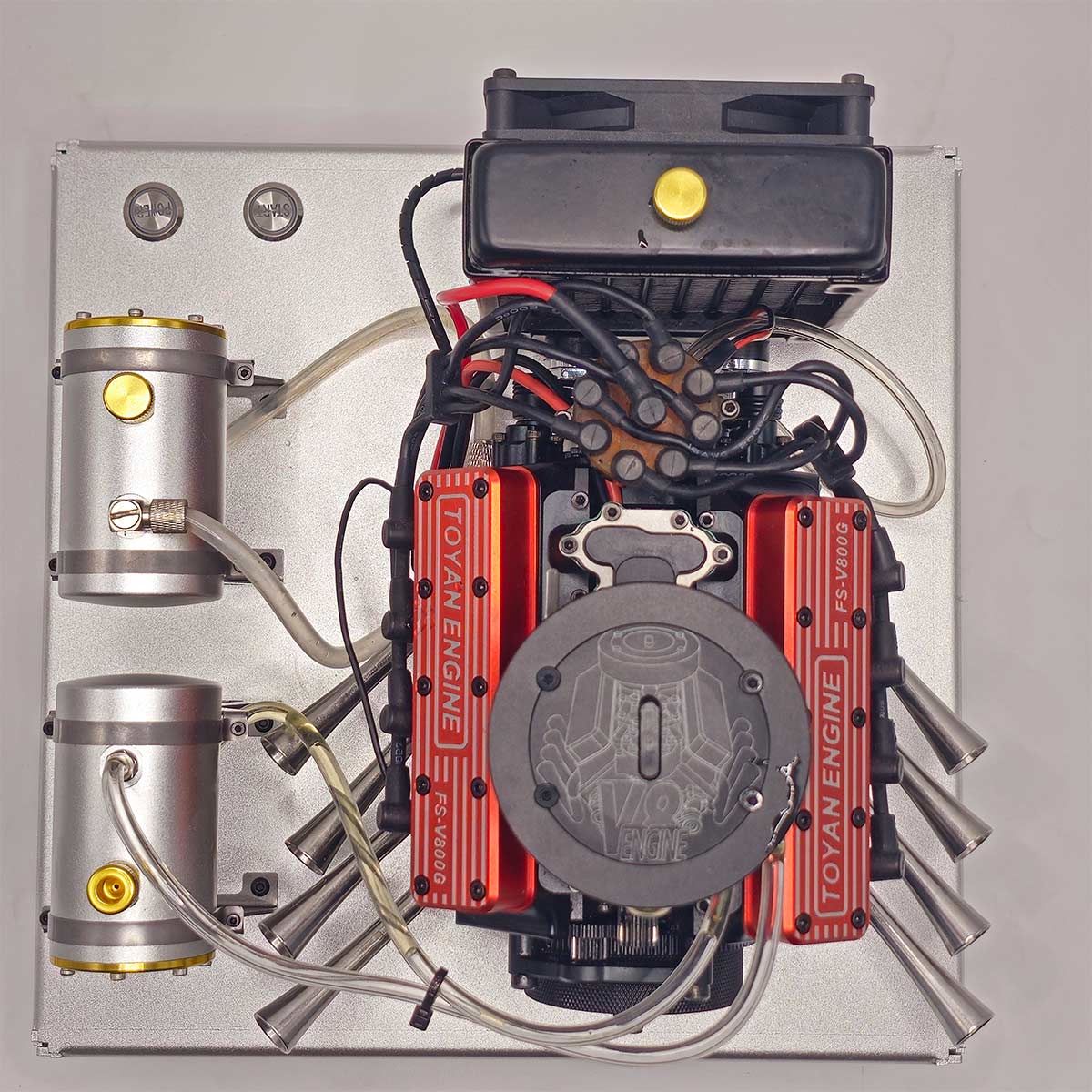 HelloWorld7-Base for TOYAN V8 FS-V800WGPC Gasoline Engine Model Kits ( New Version) Upgrade