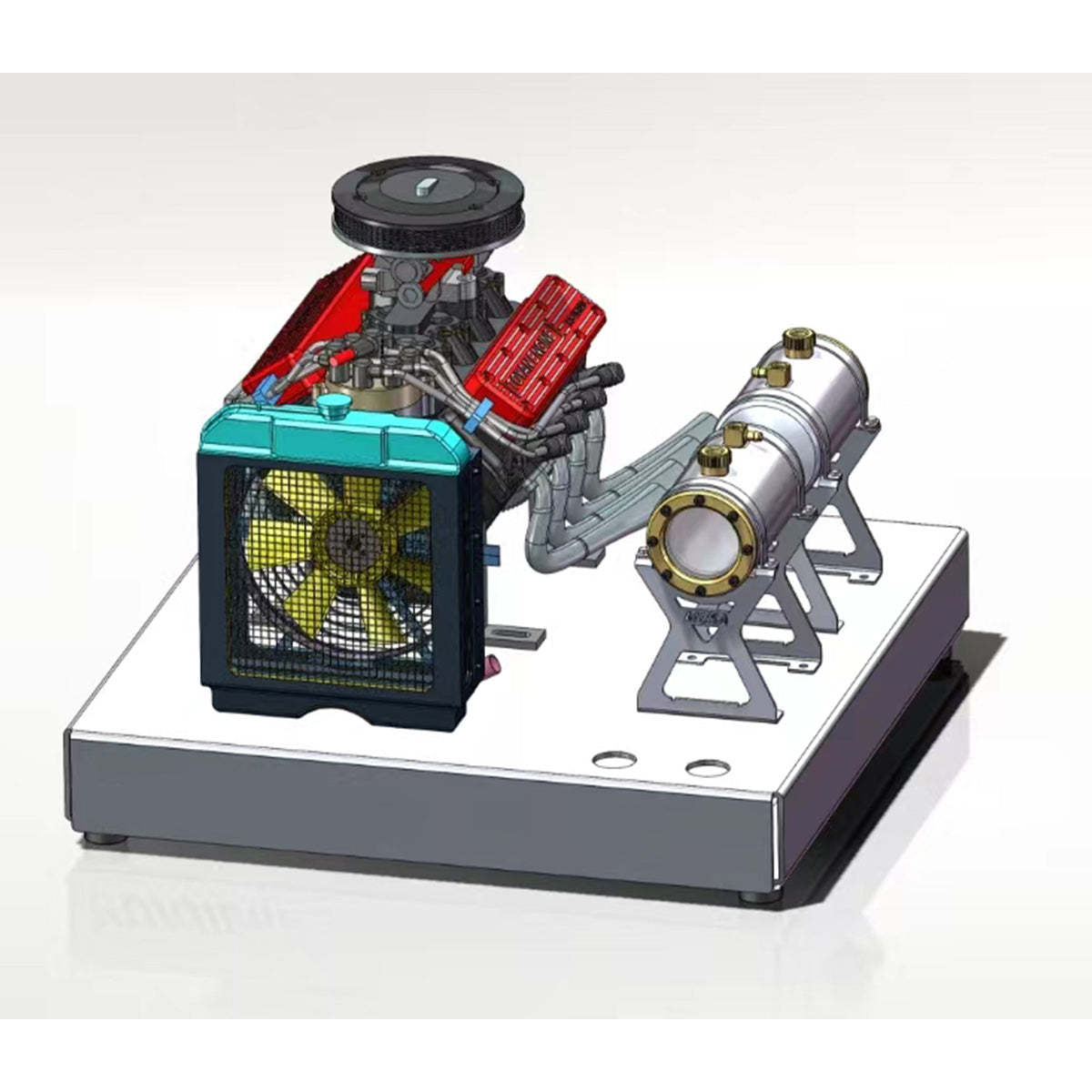 HelloWorld7-Base for TOYAN V8 FS-V800WGPC Gasoline Engine Model Kits ( New Version) Upgrade