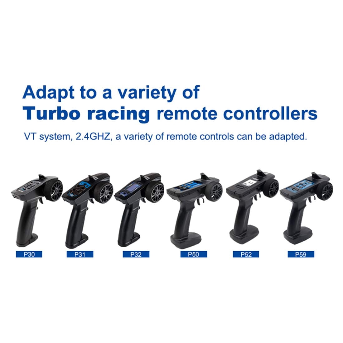 HelloWorld7-Turbo Racing 2.4Ghz 1/76 Full Scale RTR Electric RC Car with P31 Controller Desktop Toy