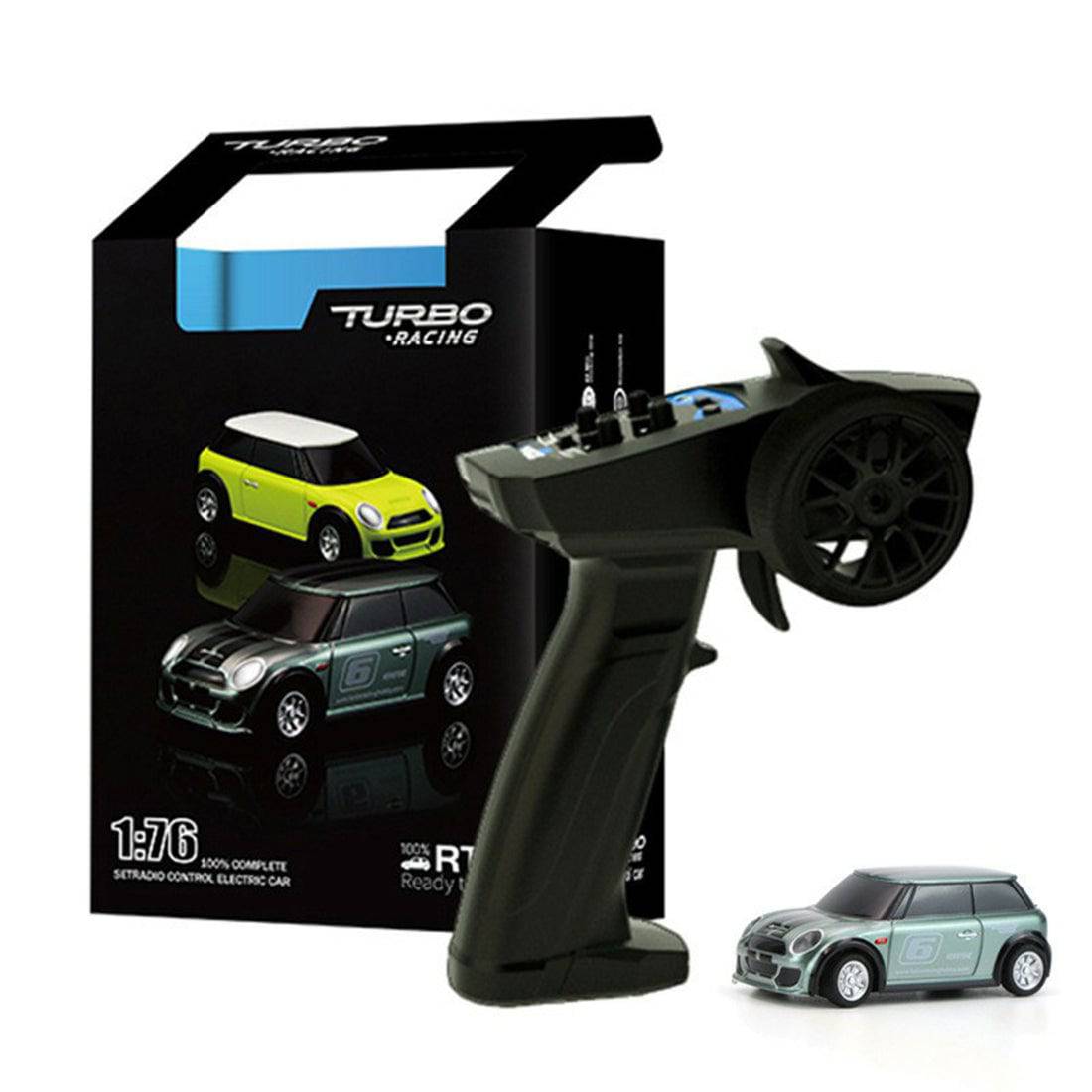 HelloWorld7-Turbo Racing 2.4Ghz 1/76 Full Scale RTR Electric RC Car with P31 Controller Desktop Toy