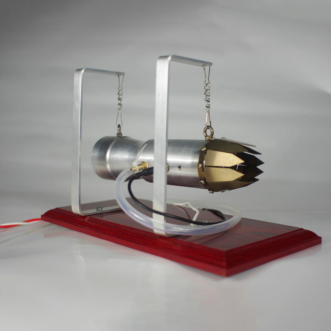 HelloWorld7-Turbojet Engine Gasoline Kerosene Internal Combustion Mini Model Engine