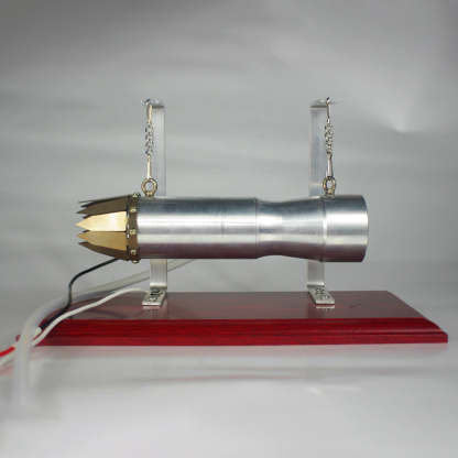 HelloWorld7-Turbojet Engine Gasoline Kerosene Internal Combustion Mini Model Engine