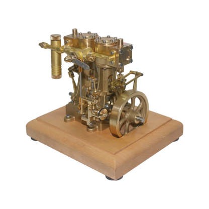 HelloWorld7-Two Cylinders Double Action Hobby Steam Engine Live Steam