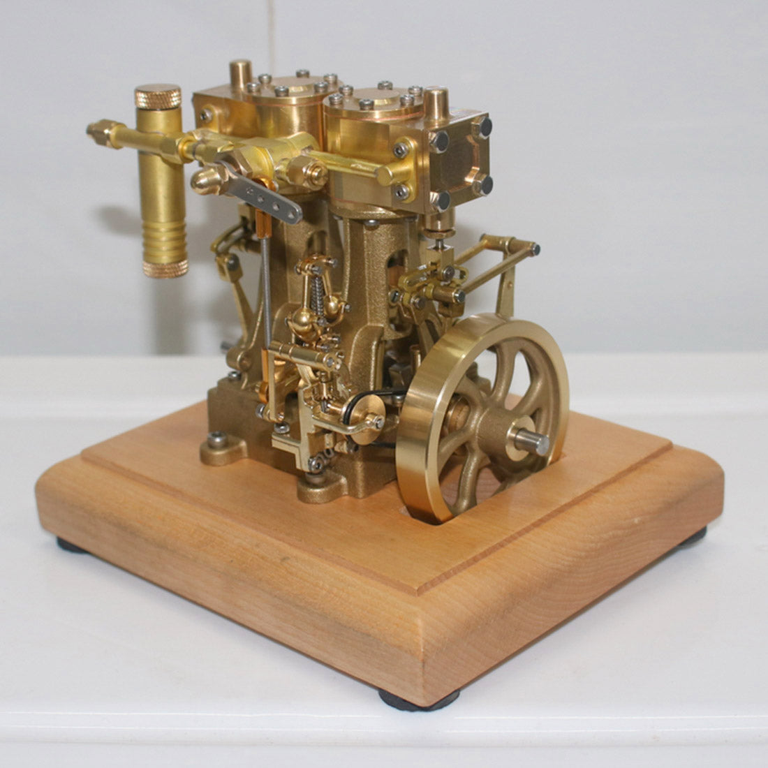 HelloWorld7-Two Cylinders Double Action Hobby Steam Engine Live Steam