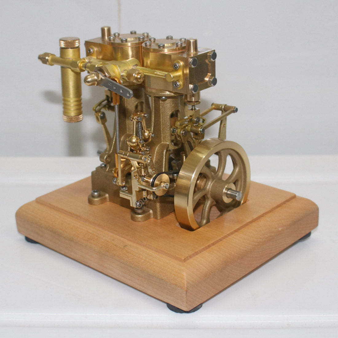 HelloWorld7-Two Cylinders Double Action Hobby Steam Engine Live Steam
