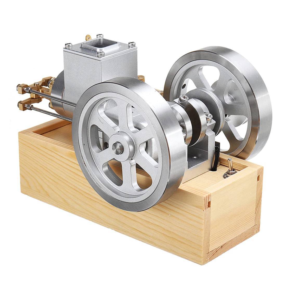 HelloWorld7-M93 Upgrade Horizontal Hit and Miss Engine With Speed Governor Gasoline Water Cooled ICE Engine-helloworld7