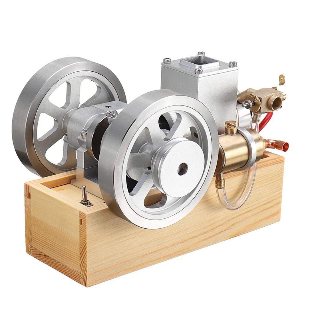 HelloWorld7-M93 Upgrade Horizontal Hit and Miss Engine With Speed Governor Gasoline Water Cooled ICE Engine-helloworld7