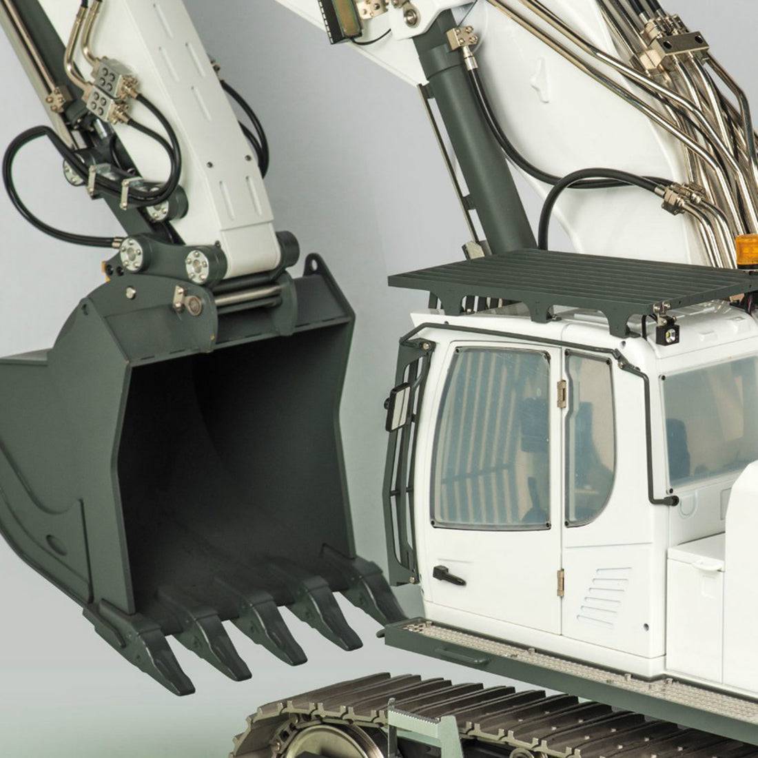 HelloWorld7-KABOLITE K970 1/14 Scale RC Hydraulic Excavator RTR All Metal Construction Model with Sound Lights and Quick Change System-helloworld7