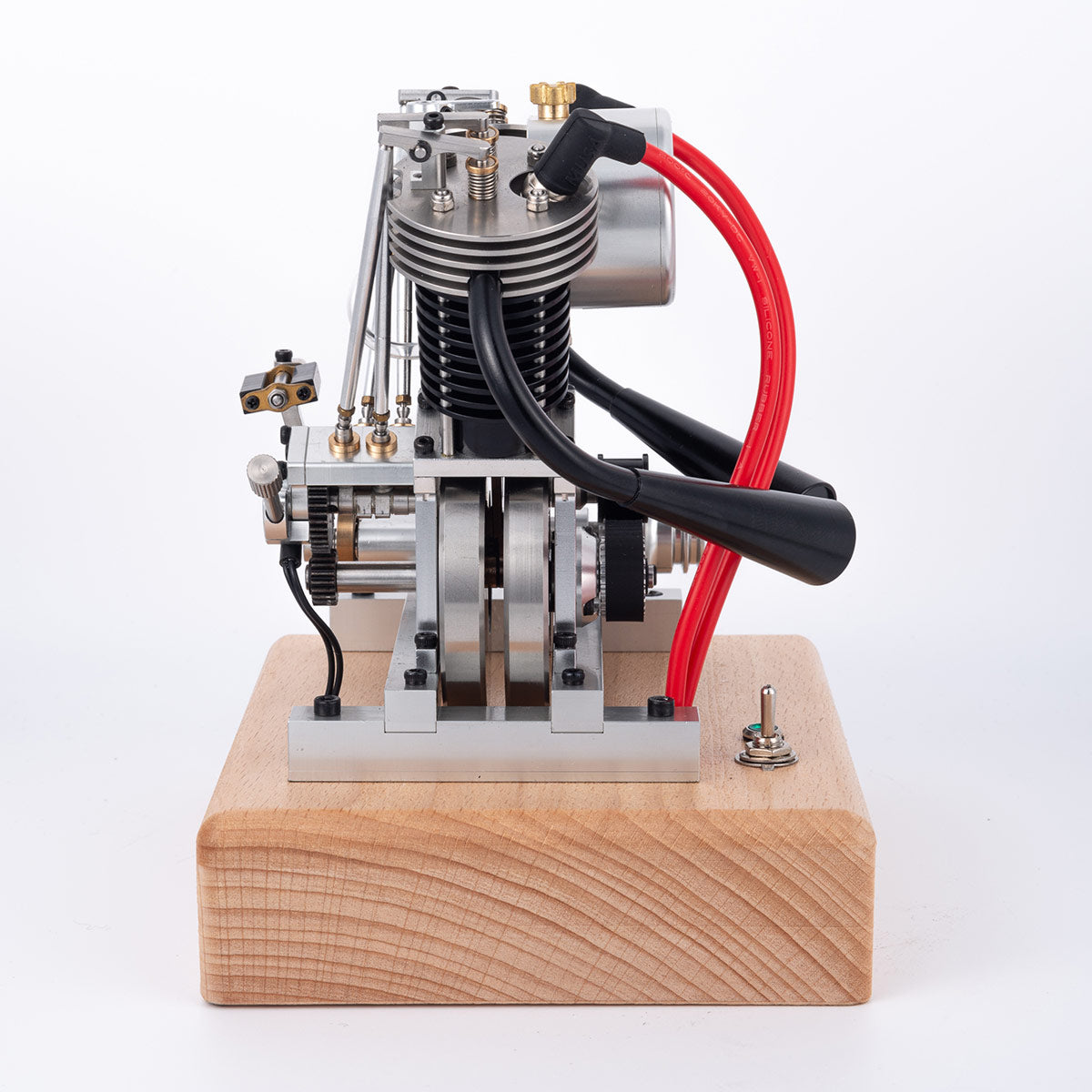 HelloWorld7-MUSA Hoglet Mini V-twin Engine V2 Gasoline 4-Stroke Engine Motorcycle With Kickstarter