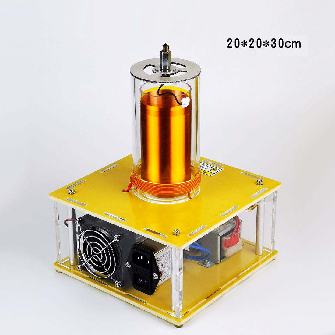 Upgrade PLL SSTC Musical Tesla Coil Quartz Glass Plasma Speaker Bluetooth High Voltage Science Toy-helloworld7