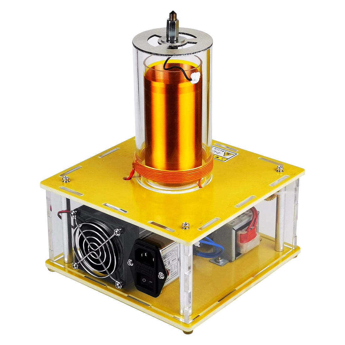 HelloWorld7-Upgrade PLL SSTC Music Tesla Coil Quartz Glass Plasma Speakers Bluetooth Science Technology Toy Random Color-helloworld7